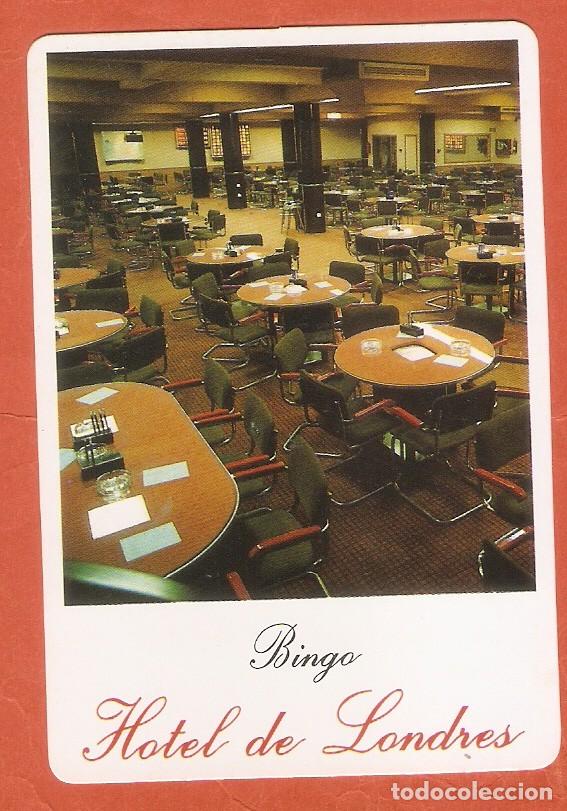 Kalender: CALENDARIO BOLSILLO PUBLICITARIO A&Ntilde;O 1987 BINGO HOTEL DE LONDRES - SAN SEBASTIAN - VER FOTO REVERSO