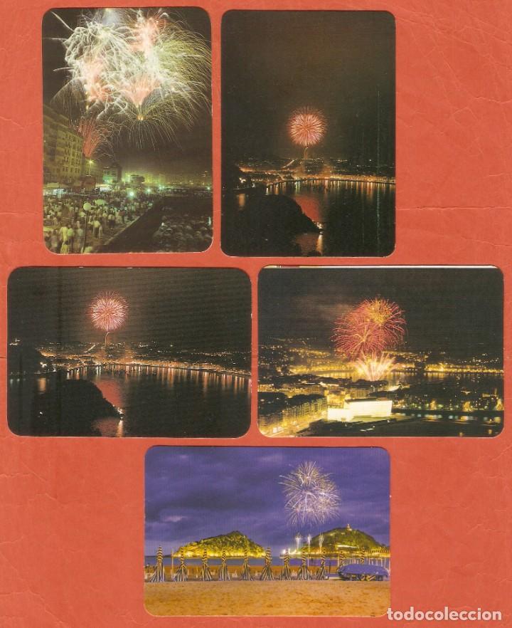 Calendriers: 5 CALENDARIOS DE BOLSILLO A&Ntilde;OS 1989 - 2017 FUEGOS ARTIFICIALES - VER FOTO REVERSOS