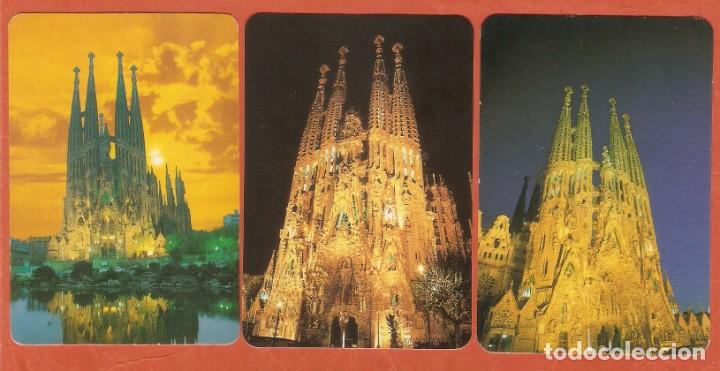 Calendriers: 3 CALENDARIOS DE BOLSILLO DE SERIE A&Ntilde;OS 1986 - 2000 SAGRADA FAMILIA - VER FOTO REVERSOS