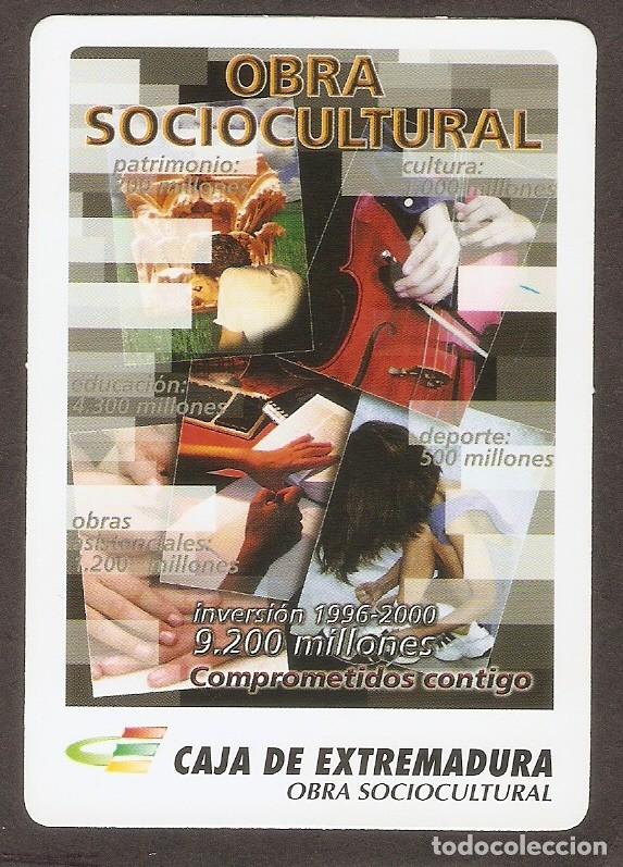 Calendars: CALENDARIO DE BOLSILLO PUBLICITARIO A&Ntilde;O 2001 CAJAS DE AHORROS/ BANCOS - CAJA DE EXTREMADURA