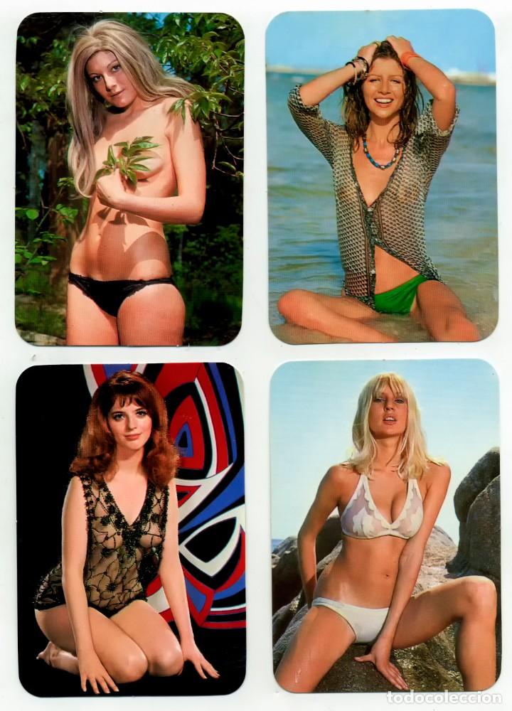 Calendriers: 4 CALENDARIOS DE BOLSILLO MUJERES SEXYS - DESNUDO FEMENINO - EROTISMO FEMENINO - 1977 REF 77-15