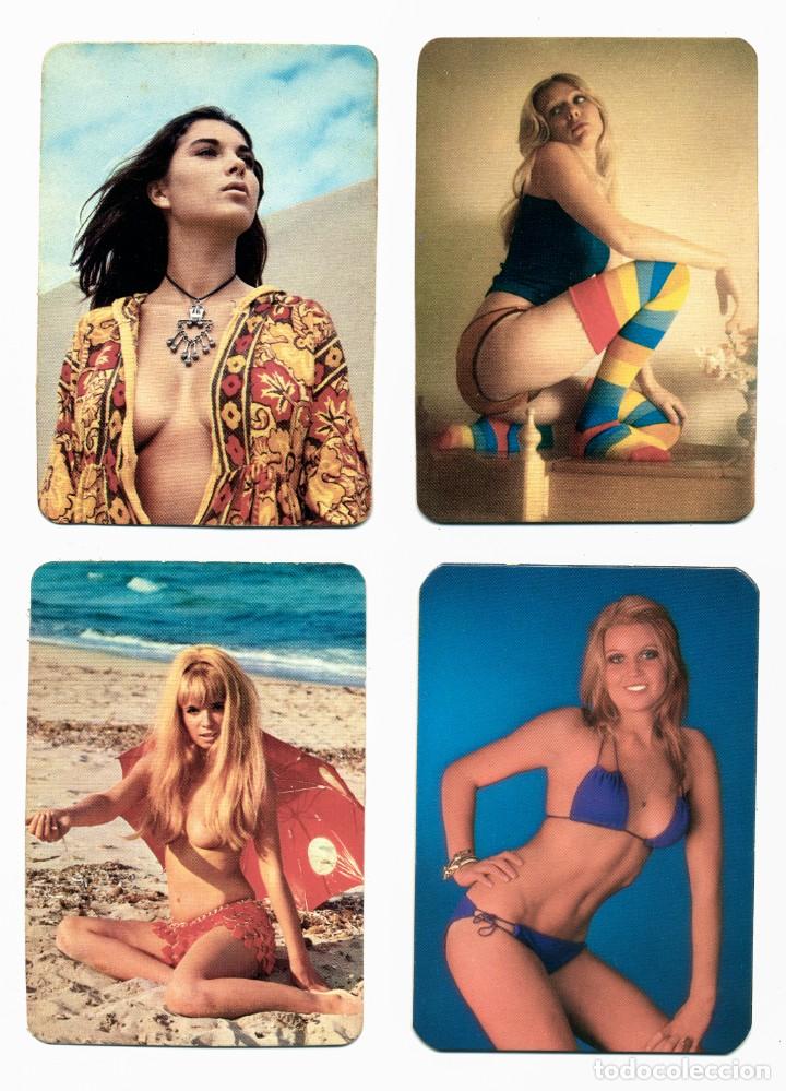 Calendriers: 4 CALENDARIOS DE BOLSILLO EROTICOS DIFERENTES A&Ntilde;O 1976 MUJERES SEXYS 76-16