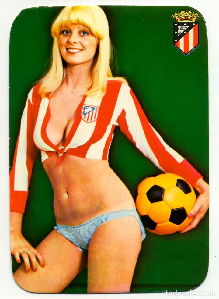 Calendriers: CALENDARIO DE BOLSILLO EROTICO MUJERES SEXYS - ATLETICO DE MADRID FUTBOL 1977