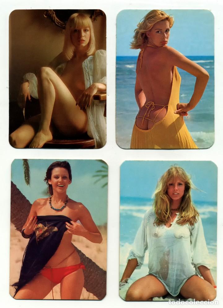 Calendriers: 4 CALENDARIOS DE BOLSILLO EROTICOS DIFERENTES A&Ntilde;O 1976 MUJERES SEXYS DESNUDO FEMENINO REF 76-9