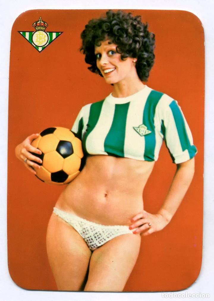 Calendarios: CALENDARIO DE BOLSILLO EROTICO MUJERES SEXYS REAL BETIS BALOMPIE FUTBOL