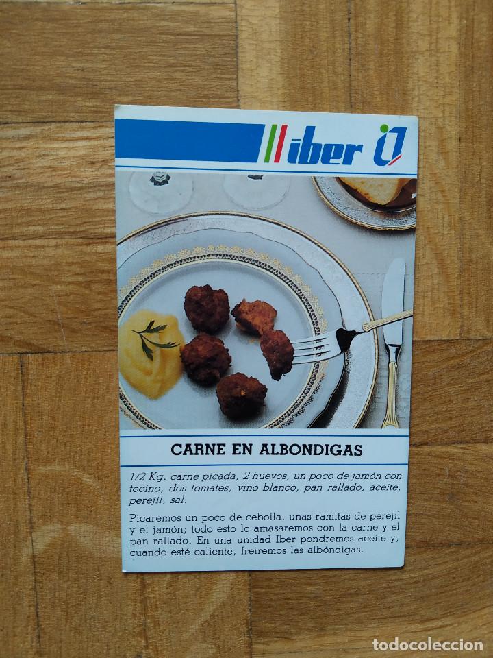 Kalender: CALENDARIO PUBLICITARIO. IBER. CARNE EN ALBONDIGAS A&Ntilde;O 1990. VER FOTO ADICIONAL