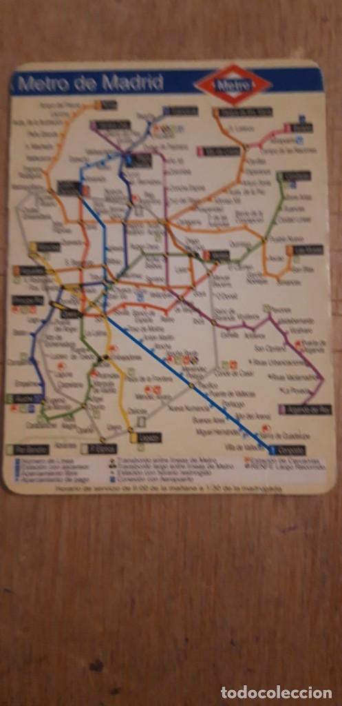 Kalender: 1 CALENDARIO DE ** PLANO DEL METRO DE MADRID. OPTICA ROMA . ** A&Ntilde;O 2002