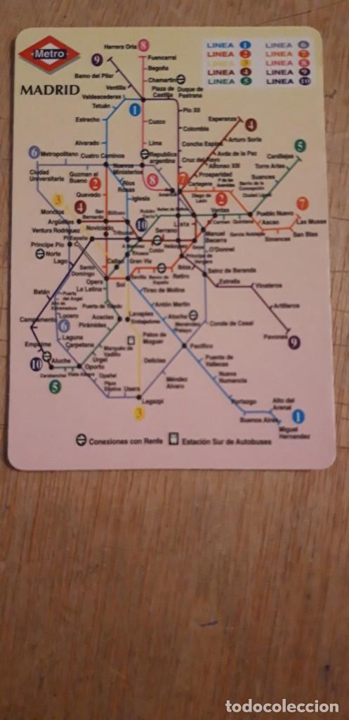 Kalender: 1 CALENDARIO SERIADO DE ** PLANO METRO DE MADRID . ** WCB 518 . A&Ntilde;O 1998
