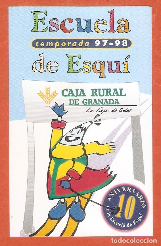 Calendriers: CALENDARIO DE BOLSILLO PUBLICITARIO A&Ntilde;O 1997 - 98 CAJAS DE AHORROS/ BANCOS - CAJA RURAL DE GRANADA