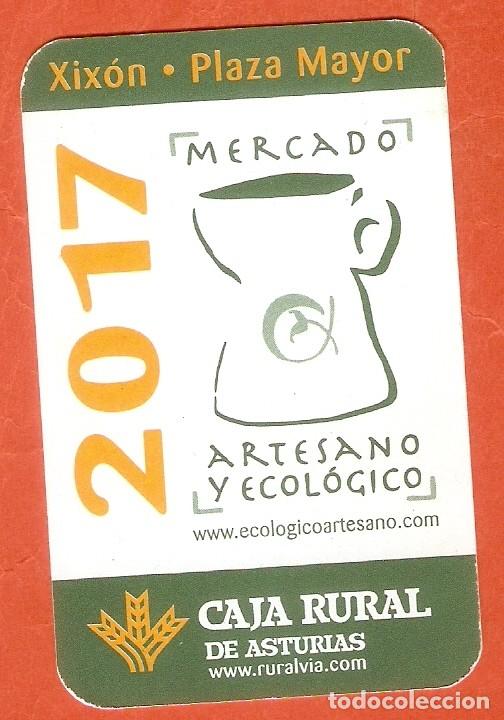 Calendars: CALENDARIO DE BOLSILLO A&Ntilde;O 2017 XIX&Oacute;N - PLAZA MAYOR - MERCADO ARTESANO - CAJA RURAL DE ASTURIAS