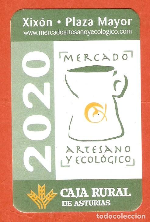 Calendars: CALENDARIO DE BOLSILLO A&Ntilde;O 2020 XIX&Oacute;N - PLAZA MAYOR - MERCADO ARTESANO - CAJA RURAL DE ASTURIAS