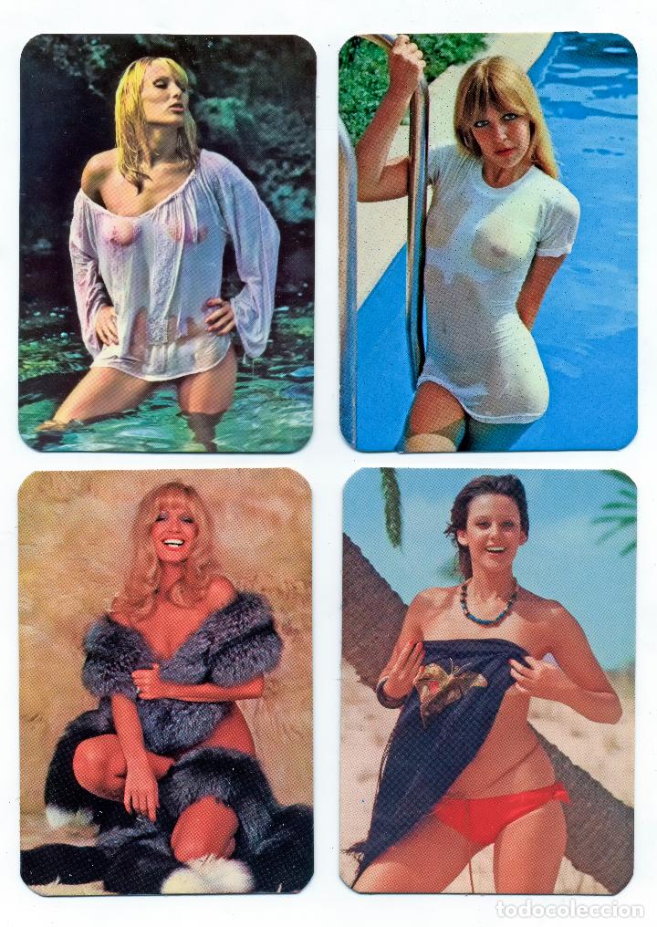 Calendriers: 4 CALENDARIOS DE BOLSILLO MUJERES SEXYS - DESNUDO FEMENINO - EROTISMO FEMENINO - 1976 REF 76-2
