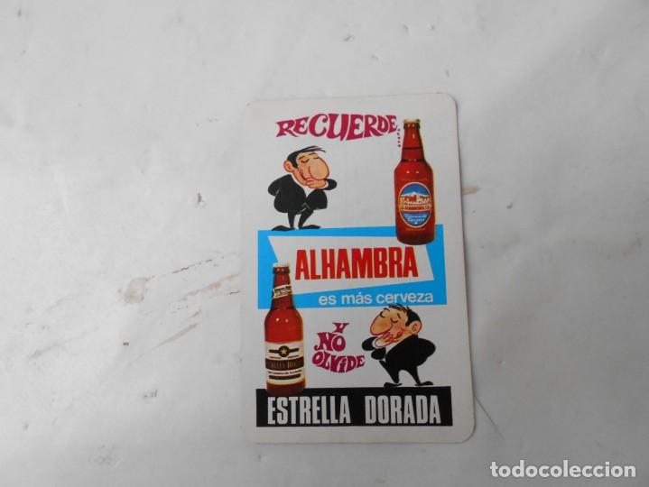 Calendriers: calendario de cerveza alhambra 1971 -de fournier muy raro