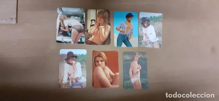 Calendars: LOTE 7 CALENDARIOS EROTICOS VINTAGE A&Ntilde;OS 70