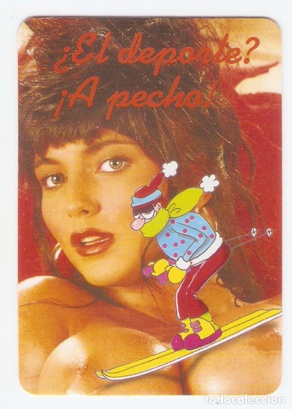 Calendriers: CALENDARIO DE BOLSILLO DE SERIE A&Ntilde;O 1995 CHICA - HUMOR - SIN PUBLICIDAD: VER FOTO REVERSO