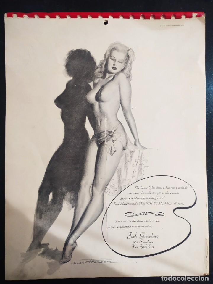 Calendriers: CALENDARIO PINUP COMPLETO 1947