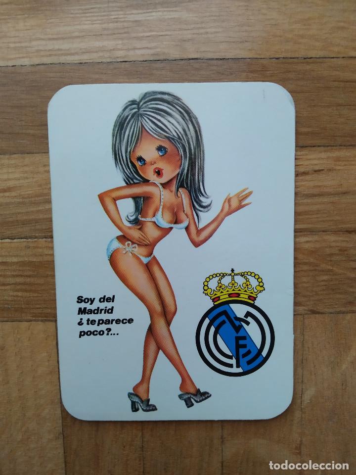 Calendars: CALENDARIO DE FUTBOL. REAL MADRID. CHICA EROTICA A&Ntilde;O 1977. VER FOTOS