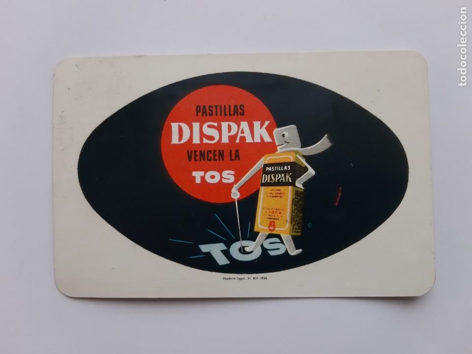 Kalender: CALENDARIO FOURNIER 1959 PASTILLAS DISPAK VENCEN LA TOS