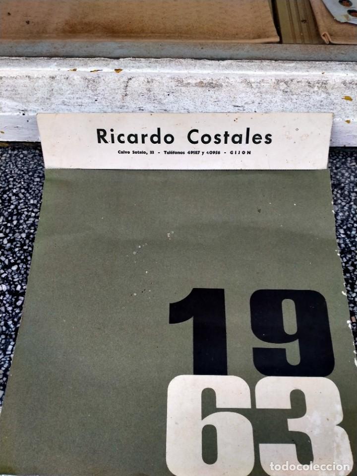 Calendars: CALENDARIO DE PARED ALMANAQUE A&Ntilde;O 1963 PIRELLI