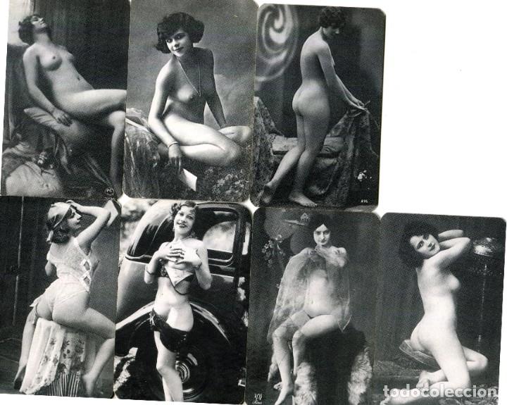 Calend&aacute;rios: 7 CALENDARIOS DESNUDOS FEMENINOS ANTIGUOS