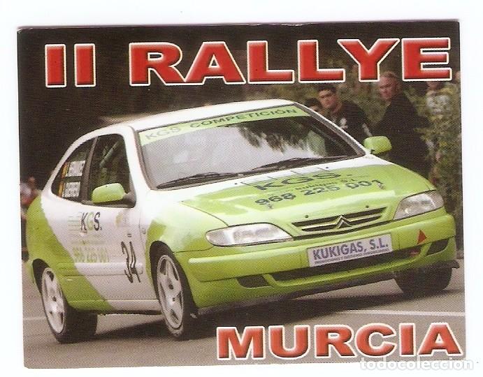 Calendars: CALENDARIO DE BOLSILLO PUBLICITARIO A&Ntilde;O 2005 DEPORTES - II RALLYE MURCIA - COCHE - VER FOTO REVERSO