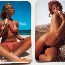 Calendarios: 2 CALENDARIOS DE BOLSILLO DE PIN UP. 1976 Y 1978