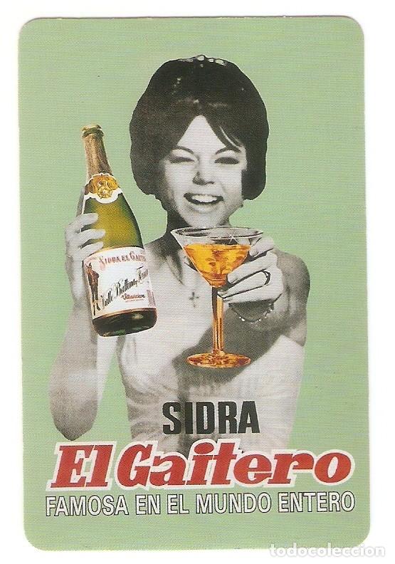 Kalender: CALENDARIO DE BOLSILLO PUBLICITARIO A&Ntilde;O 2015 BEBIDAS - SIDRA EL GAITERO - CHICA