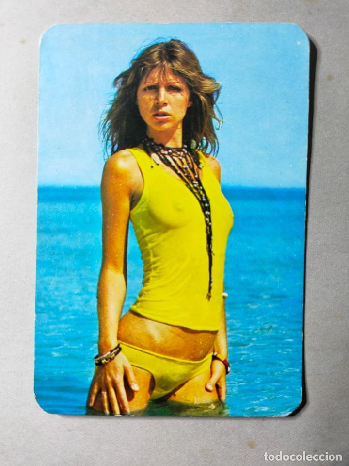 Kalender: Calendario de bolsillo. chica. er&oacute;tico. Publicidad Alberto L&oacute;pez Mar&iacute;n Burjassot. A&ntilde;o 1976.