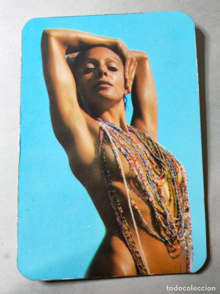 Kalender: Calendario de bolsillo. chica. er&oacute;tico. Cervecer&iacute;a mares. Burjassot. A&ntilde;o 1976