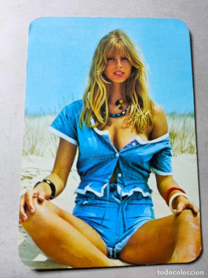 Kalender: Calendario de bolsillo. chica. er&oacute;tico. Almac&eacute;n de serr&iacute;n alpa. Burjassot. A&ntilde;o 1976