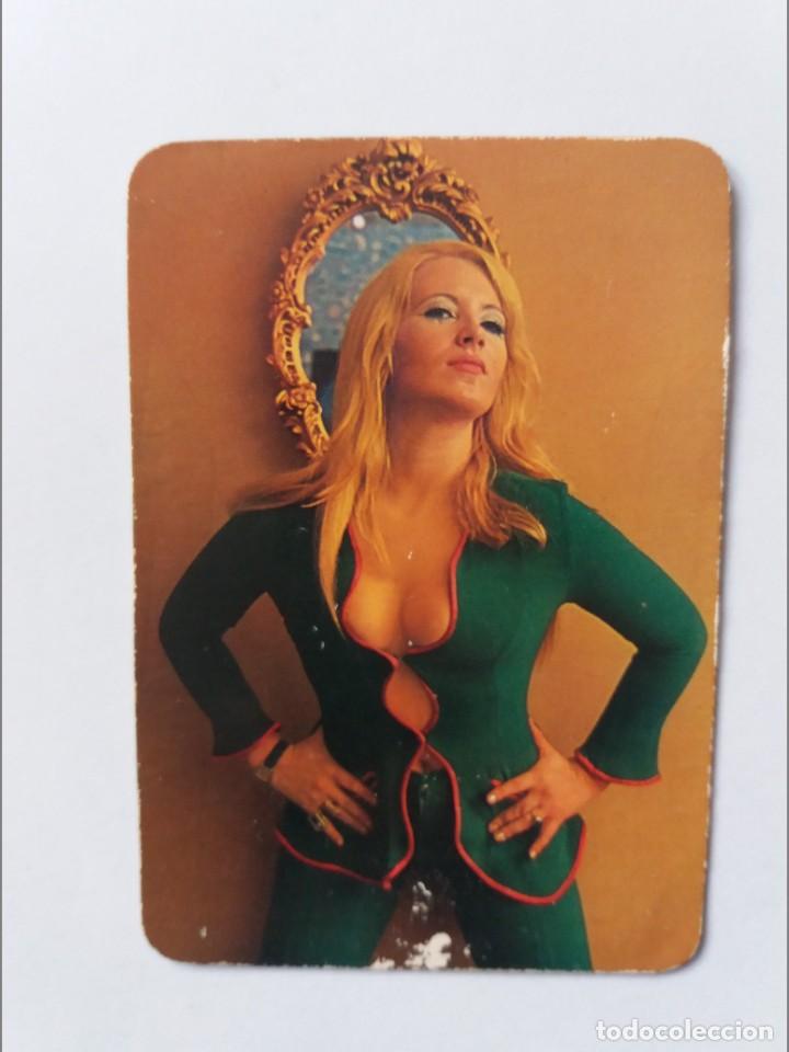 Kalender: CALENDARIO DE BOLSILLO A&Ntilde;O 1973 - CHICA ER&Oacute;TICAS SEXO EXPLICITO DESNUDO - AUTO ESCUELA JORDA