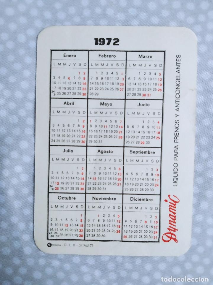 Calendarios: CALENDARIO PUBLICITARIO DYNNAMIC. LIQUIDO FRENOS Y ANTICONGELANTES. CHICA EROTICA AÑO 1972. VER - Foto 2 - 302556903