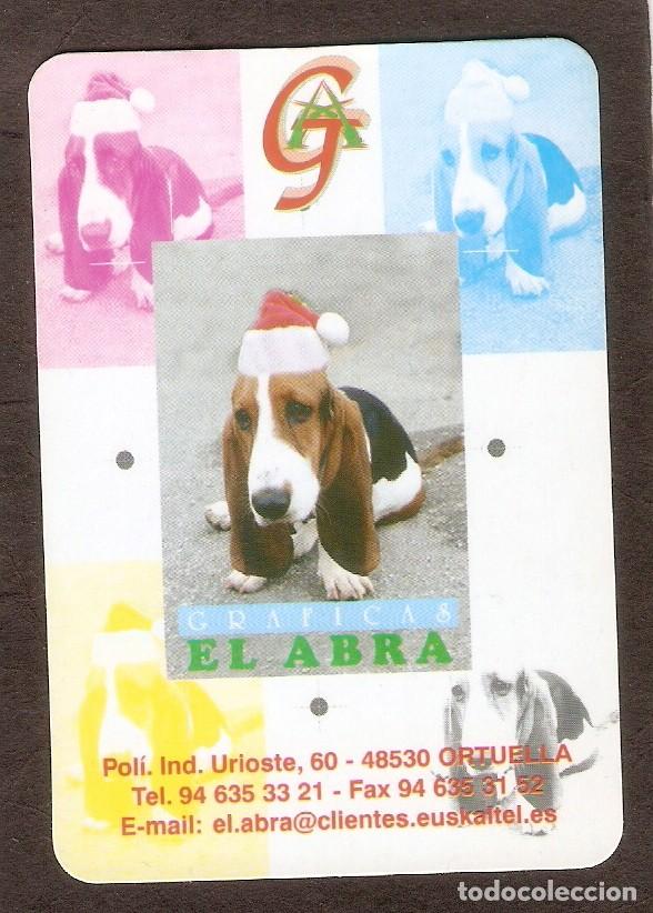 Calendriers: CALENDARIO DE BOLSILLO A&Ntilde;O 1999 PERRO - GR&Aacute;FICAS ABRA - ORTUELLA - PA&Iacute;S VASCO - VER FOTO REVERSO