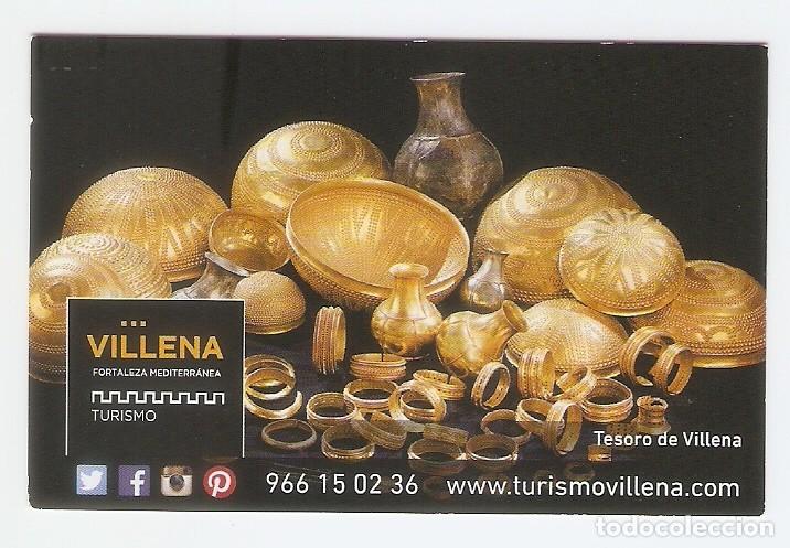 Calendriers: CALENDARIO BOLSILLO PUBLICITARIO DEL A&Ntilde;O 2017 TURISMO VILLENA - TESORO DE VILLENA
