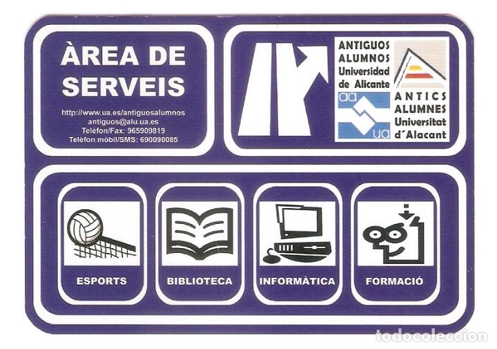 Calendriers: CALENDARIO DE BOLSILLO PUBLICITARIO A&Ntilde;O 2009 ANTIGUOS ALUMNOS DE LA UNIVERSIDAD DE ALICANTE