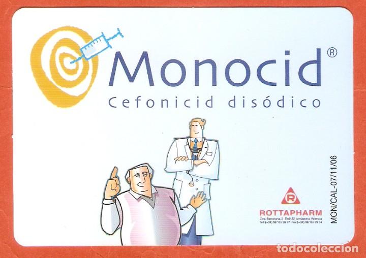 Kalender: CALENDARIO DE BOLSILLO A&Ntilde;O 2007 MEDICINA - MEDICAMENTOS - MONOCID - ROTTAPHARM