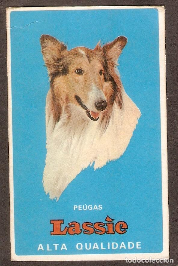 Calendriers: CALENDARIO DE BOLSILLO PORTUGAL A&Ntilde;O 1984 FAUNA - PERRO - RAZA COLLI - LASSIE - VER FOTO REVERSO
