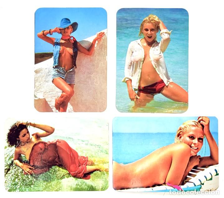 Calendriers: 4 CALENDARIOS EROTICOS DE BOLSILLO MUJERES SEXYS DESNUDO FEMENINO 1976 REF 76-21