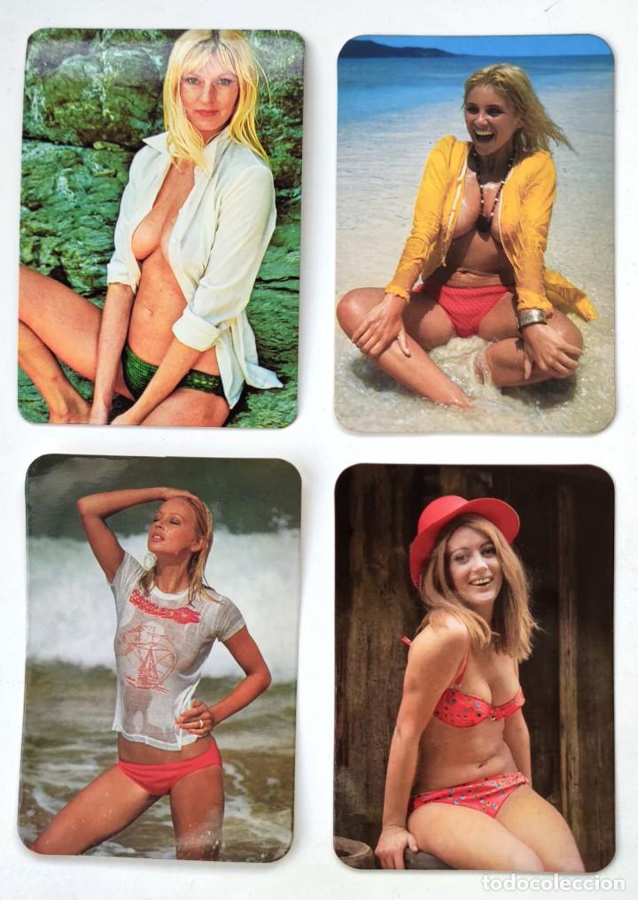 Calendars: 4 CALENDARIOS DE BOLSILLO EROTICOS DIFERENTES A&Ntilde;O 1976 MUJERES SEXYS REF 76-13