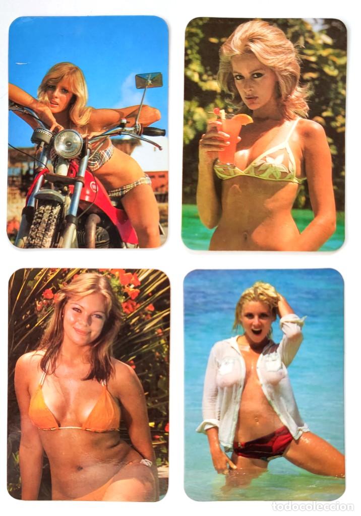 Calendriers: 4 CALENDARIOS DE BOLSILLO EROTICOS DIFERENTES A&Ntilde;O 1976 MUJERES SEXYS REF 76-20