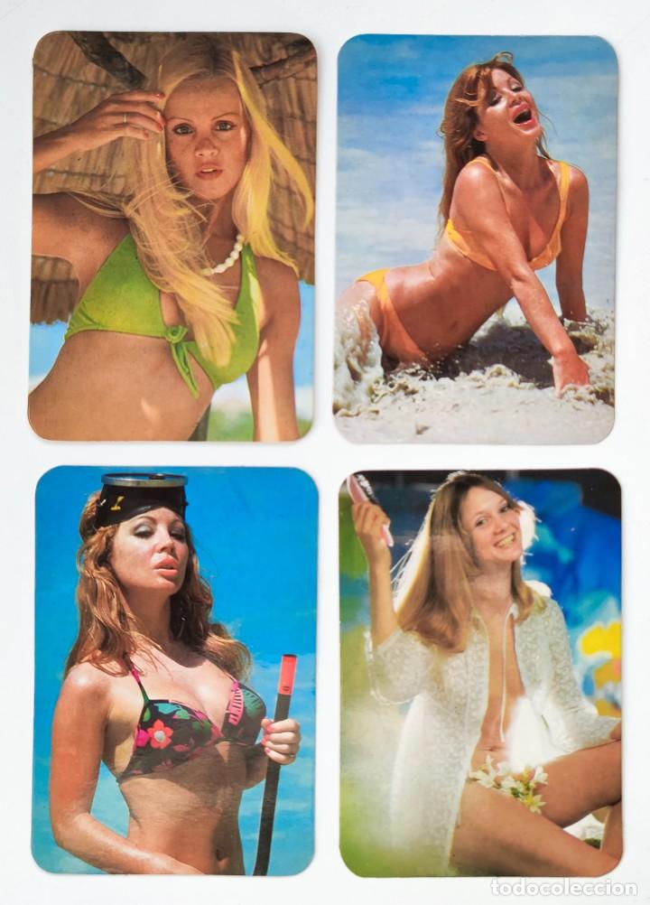 Calendriers: 4 CALENDARIOS DE BOLSILLO EROTICOS DIFERENTES A&Ntilde;O 1976 MUJERES SEXYS REF 76-19