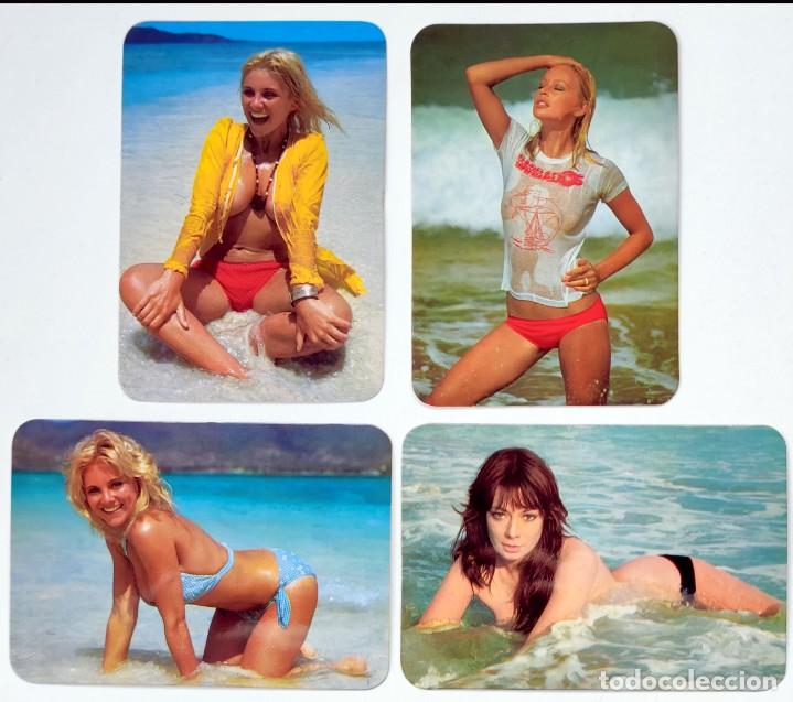 Calendriers: 4 CALENDARIOS DE BOLSILLO EROTICOS DIFERENTES A&Ntilde;O 1976 MUJERES SEXYS REF 76-17