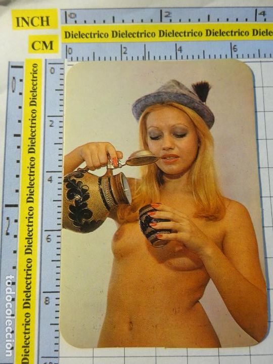 Kalender: CALENDARIO DE DESNUDOS. A&Ntilde;O 1977. MUJER SEXY EROTICA. PUBLICIDAD BARCELONA. JARRA ALEMANIA 28