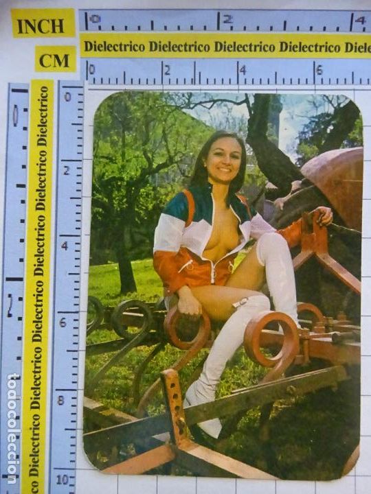 Calendriers: CALENDARIO DE DESNUDOS. A&Ntilde;O 1977. MUJER SEXY EROTICA. PUBLICIDAD LOJA GRANADA. 6