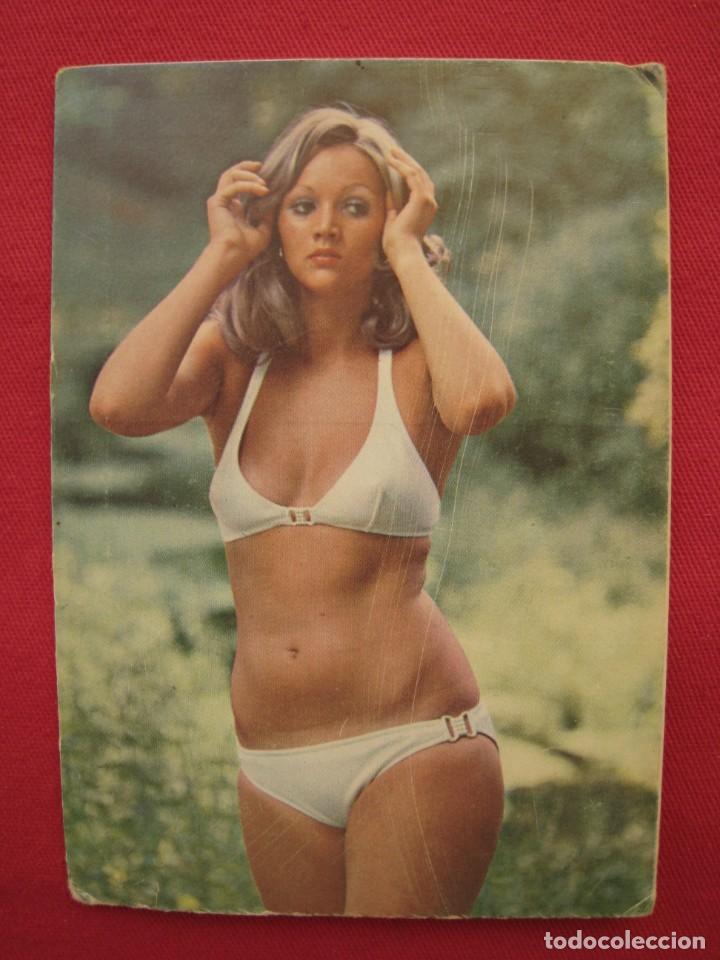 Calendars: CALENDARIO DE BOLSILLO - CHICA DESNUDA - A&Ntilde;O 1975.