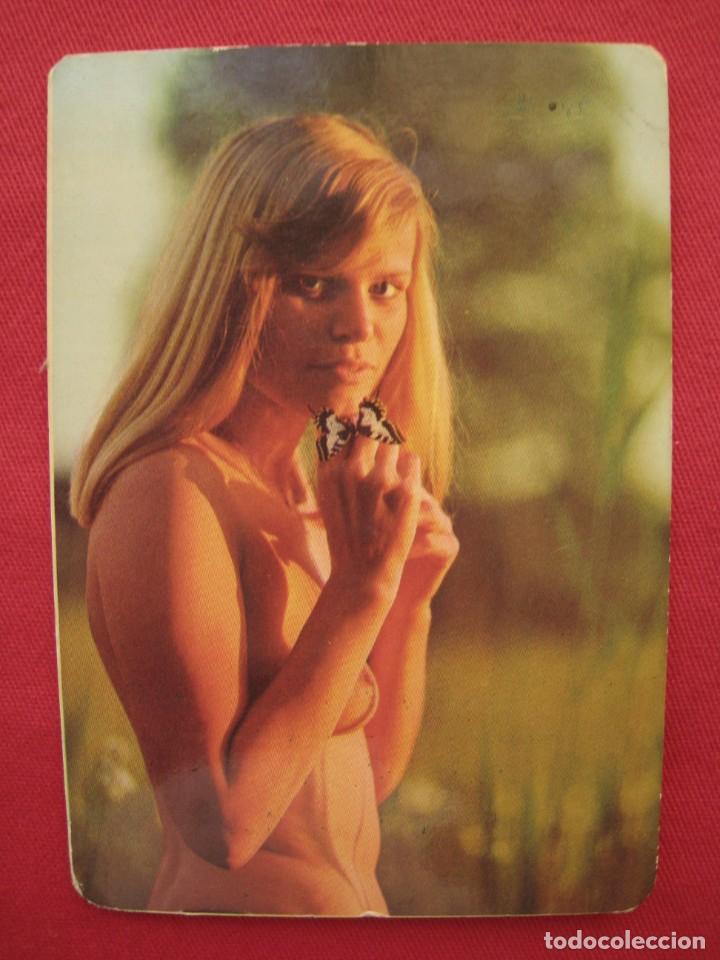Calendars: CALENDARIO DE BOLSILLO - CHICA DESNUDA - A&Ntilde;O 1976.