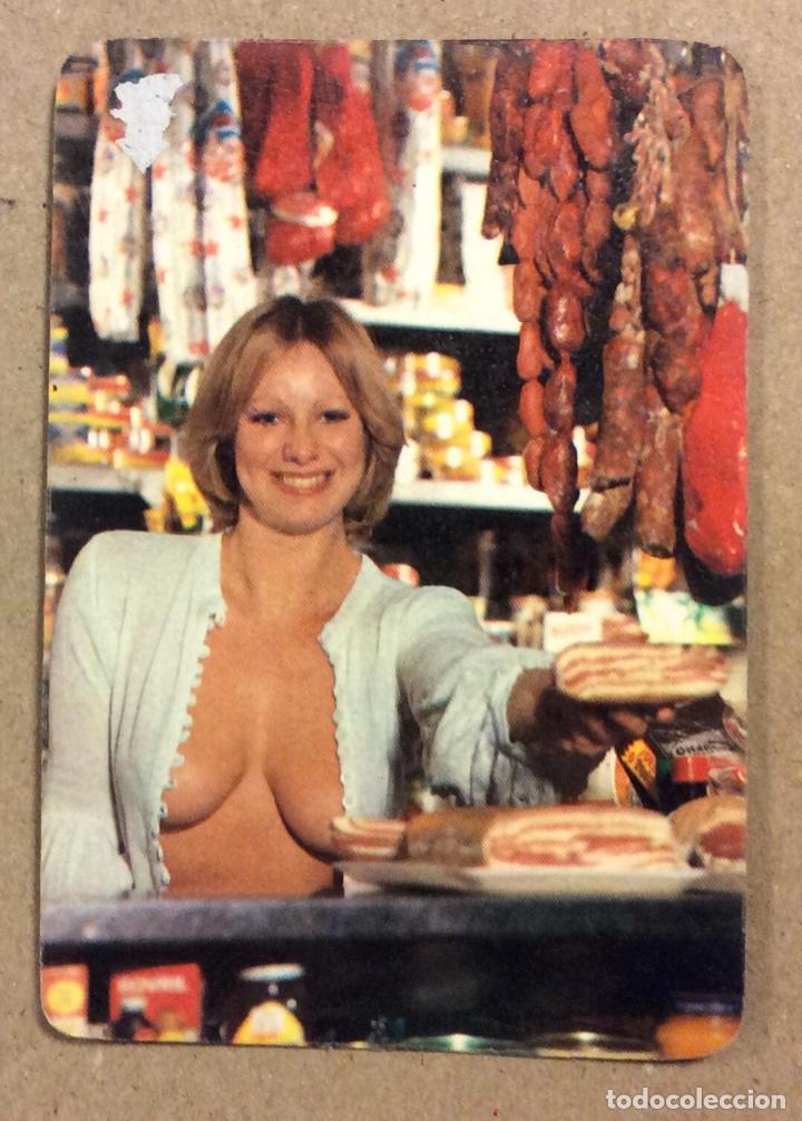 Kalender: BAR MACH&Iacute;N (BILBAO) CALENDARIO PUBLICITARIO ER&Oacute;TICO DE 1983.