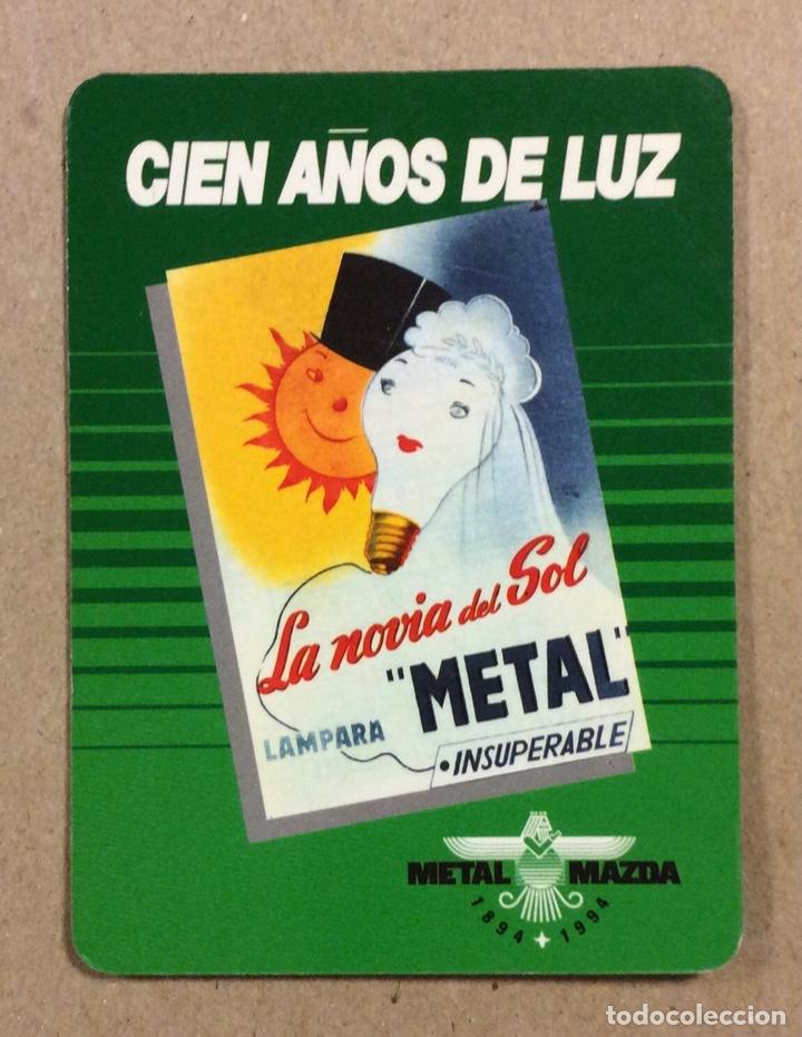 Kalender: METAL MAZDA (1894-1994) CIEN A&Ntilde;OS DE LUZ. CALENDARIO PUBLICITARIO DE 1995.