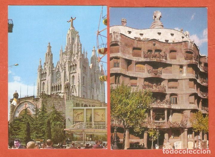 Kalender: 2 CALENDARIOS DE BOLSILLO DE SERIE A&Ntilde;O 1973 BARCELONA - MONUMENTOS - PUBLICIDAD: VER FOTO REVERSOS