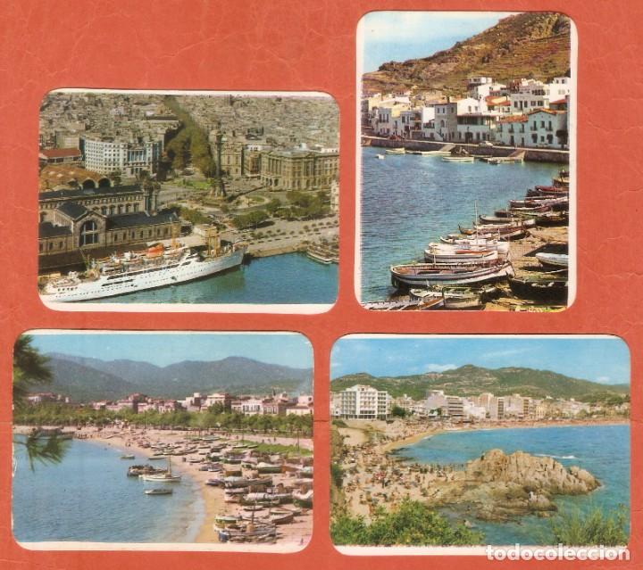 Kalender: 4 CALENDARIOS BOLSILLO DE SERIE A&Ntilde;O 1969 PAISAJES - BARCOS - SIN PUBLICIDAD: VER FOTO REVERSOS